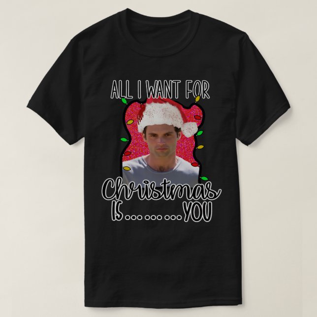 Day Gift For Funny Christmas Xmas You Glass Box Jo T-Shirt (Design Front)