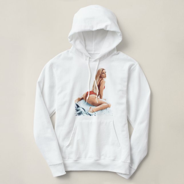 Day Gift Mens Funny Abella Danger Poster Mia Khali Hoodie (Design Front)