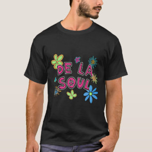 Day Gift Retro Flowers And Soul Music Love Tribute T-Shirt