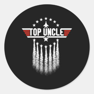 Day Gift Uncle Gift From Niece Nephew Sister Broth Classic Round Sticker