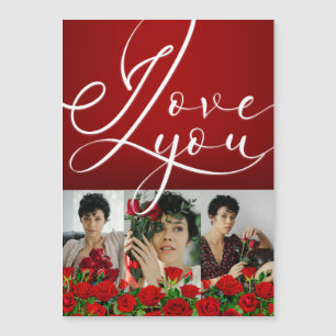 Day I Love You Red Valentine’s Photo Collage