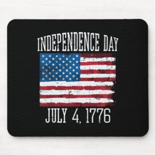 Day July 4 1776 4th July America Men Women Kids  Mouse Pad