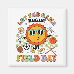 Day Let The Games Begin Teachers Kids Field Day 20 Magnet