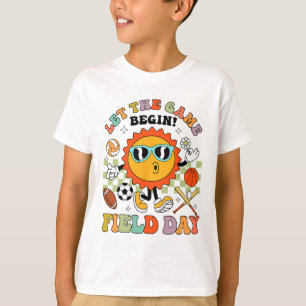 Day Let The Games Begin Teachers Kids Field Day 20 T-Shirt