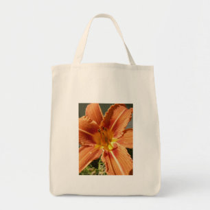 Day lily tote bag