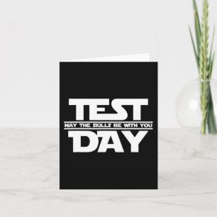Day May The Skills Be With You Teacher Motivationa Card