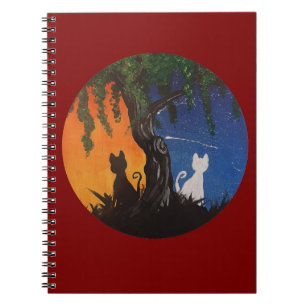Day/Night Cats Notebook