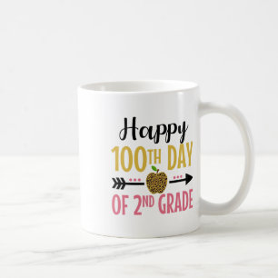Day Of 2nd Grade Girls 100 Days Of School Teacher Coffee Mug