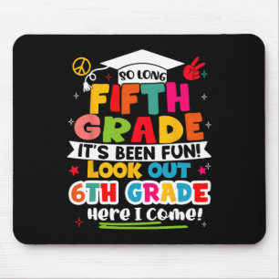 Day Of 5th Grade Graduation Graduate Boys Girls Ki Mouse Pad