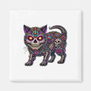 Day Of Dead Dia De Los Muertos Cinco De Mayo Sugar Magnet