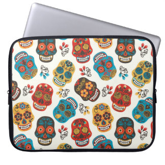 Day of Dead, seamless pattern. Laptop Sleeve