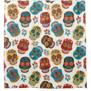 Day of Dead, seamless pattern. Shower Curtain