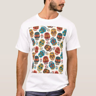 Day of Dead, seamless pattern. T-Shirt