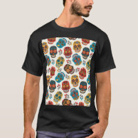 Day of Dead, seamless pattern.