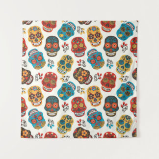Day of Dead, seamless pattern. Tapestry