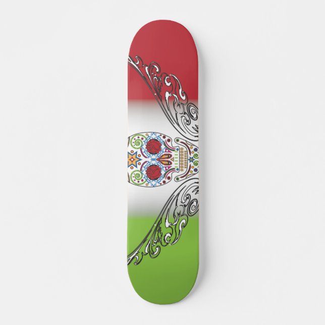 day of dead skateboard (Front)