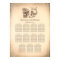 Day of Dead Skull Couple Wedding Seating Chart