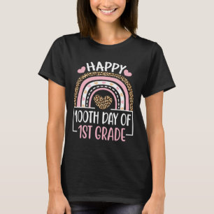 Day Of First Grade Fun 100 Days Of School Teacher T-Shirt
