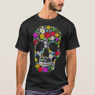 Day Of he Dead Sugar Skull Funny Cinco de Mayo Men T-Shirt