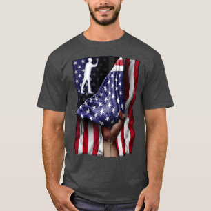 Day Of Independence US Flag Darts T-Shirt