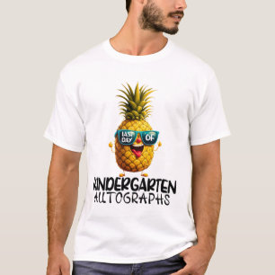 Day Of Kindergarten Autograph Graduation Boy Girl T-Shirt