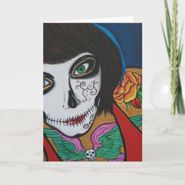 Day Of los Muertos Card (Front)