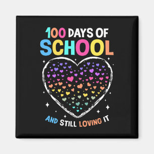 Day Of School Boys Girls 100 Days Of School Teache Magnet