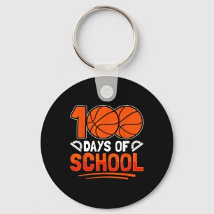 Day Of School Boys Girls Kids 100 Days Of School 3 Key Ring