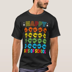 Day Of School Costume For Kids Girls Boys 100 Days T-Shirt
