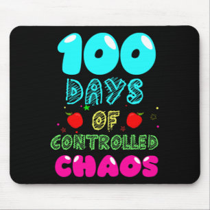 Day Of School Fun Design For Kindergarten Teachers Mouse Pad