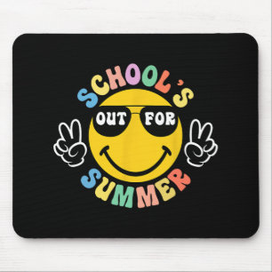 Day Of School Graduation Groovy Schools Kids Summe Mouse Pad