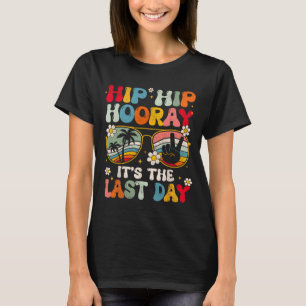 Day Of School Hello Summer Teacher Groovy Women Ki T-Shirt
