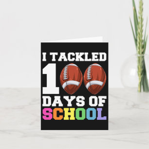 Day Of School Kids Football  Card
