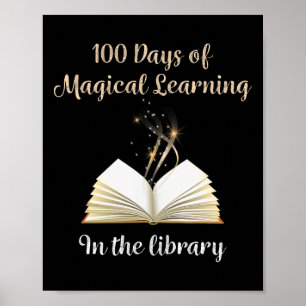 Day Of School Magical Library Learning Adventure  Poster