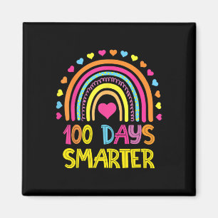 Day Of School Rainbow 100 Days Smarter Kindergarte Magnet