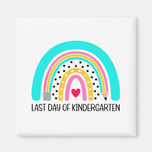 Day Of School Shirt Kindergarten Funny Gifts For K Magnet