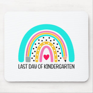 Day Of School Shirt Kindergarten Funny Gifts For K Mouse Pad