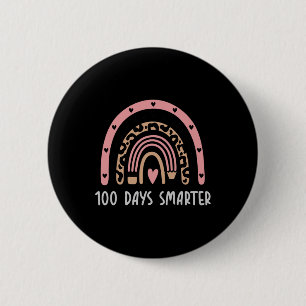 Day Of School Teacher Costume 100 Days Smarter Rai 6 Cm Round Badge