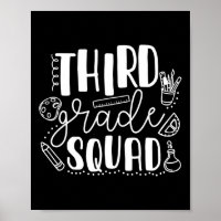 Day Of School Third Grade Squad Teacher