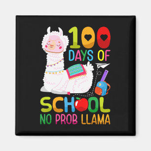 Day Of School Unicorn Girls 100 Days Of School 1  Magnet