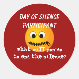 Day of Silence Participant Sticker