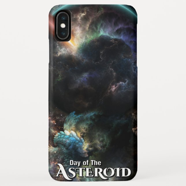 Day Of The Asteroid SciFi Fractal Art Case-Mate iPhone Case (Back)