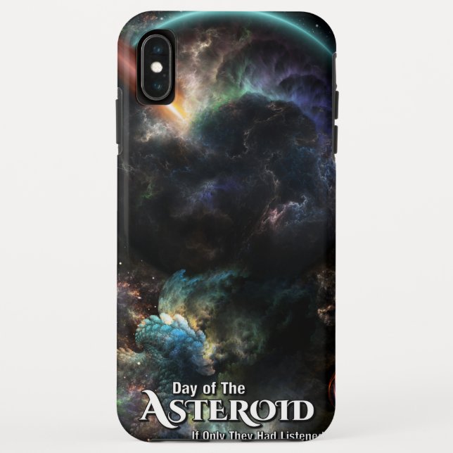 Day Of The Asteroid SciFi Fractal Art Case-Mate iPhone Case (Back)