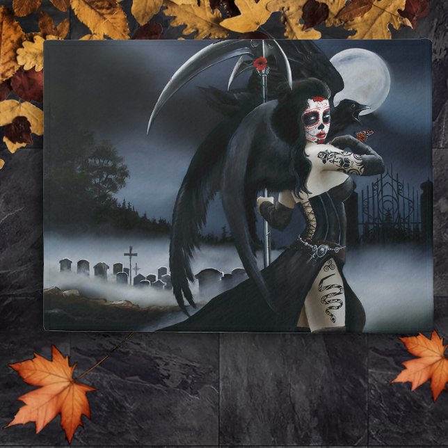 Day of the Dead Angel Doormat (Creator Uploaded)