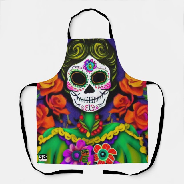 Day of the Dead Apron (Front)