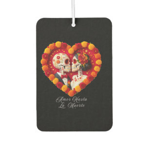 Day of The Dead Bride and Groom Car Air Freshener