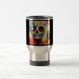 Day of the Dead Butterflies 2 Travel Mug