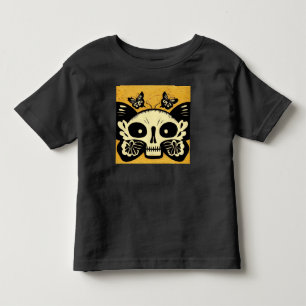 Day of the Dead Butterflies Woodcut 1 Toddler T-Shirt