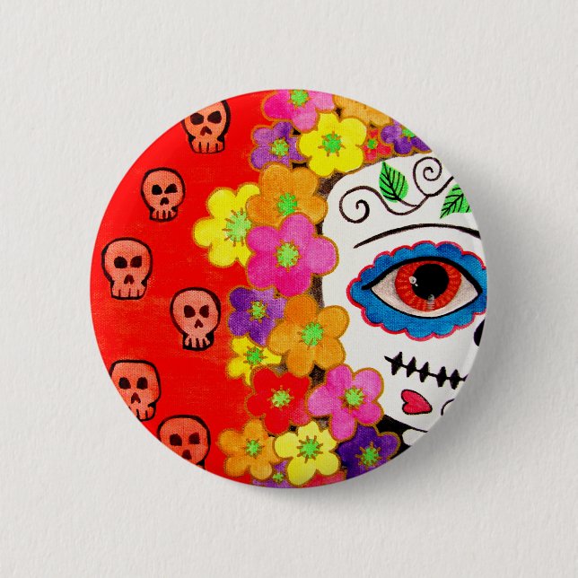 Day of the dead button (Front)