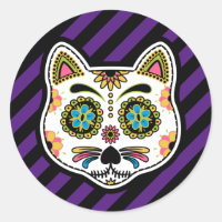 Day of the Dead Cats Sugar Skull